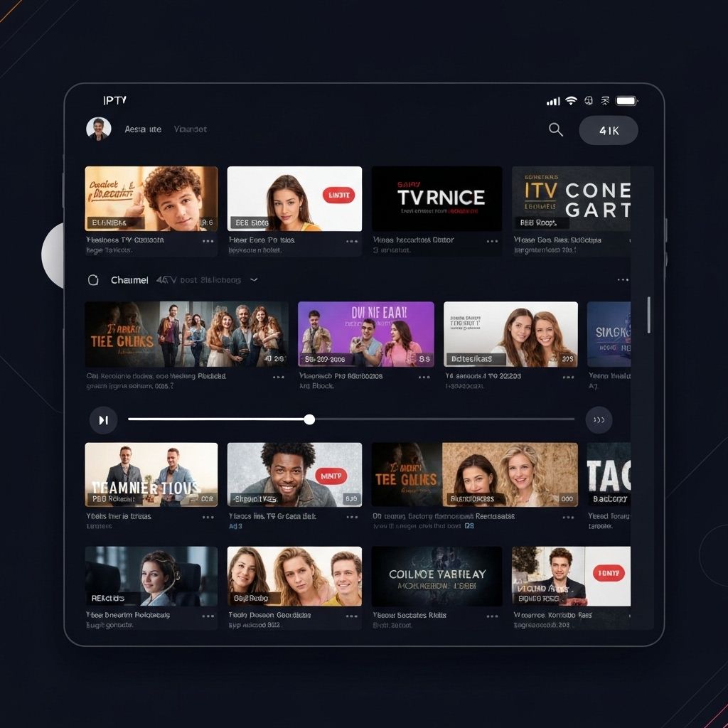 Demonstração IPTV 4K - Canais em alta qualidade